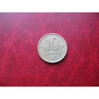 10 центов 2007 года Литва (р)