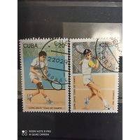 Куба 1993, теннис 2 марки