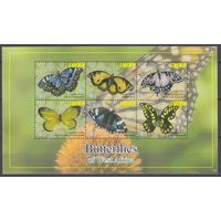 2011 Либерия 5963-5968KL Бабочки 12,00 евро