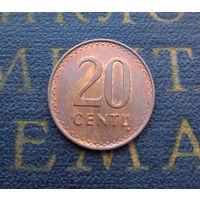 20 центов 1991 Литва #03