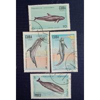Набор марок Куба 1984 Киты