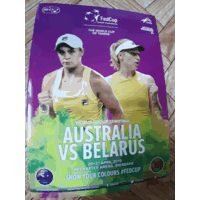 Буклет матча Кубка Федерации Австралия-Беларусь 2019