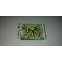 Лаос 1991. Международная выставка марок "Phila Nippon '91" - Токио, Япония - Бабочки