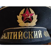 Бескозырка ВМФ СССР . Балтийский флот .
