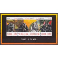 2012 Сьерра-Леоне 5732-5735KL Фауна - Обезьяны 14,00 евро