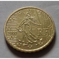 10 евроцентов, Франция 2000 г., AU