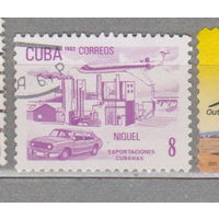 Авиация архитектура автомобили машины Куба 1982 год лот 6