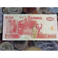 Замбия 50 квач (ОБР) 2002 UNC