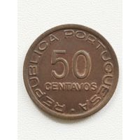 Мозамбик 50 сентаво 1945 год Португальская колония
