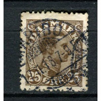 Дания - 1913/1915 - Король Кристиан X 25 Ore - [Mi.71] - 1 марка. Гашеная.  (Лот 78AX)