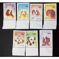 Вьетнам 1990 г. Собаки. Фауна, полная серия из 7 марок #0051-Ф1P11