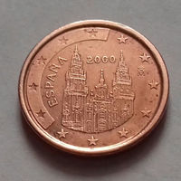 1 евроцент, Испания 2000 г.