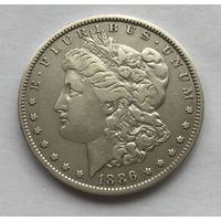 США Доллар Моргана Н.Орлеан 1886г.