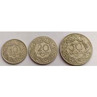 10-20-50 грошей 1923 Польша