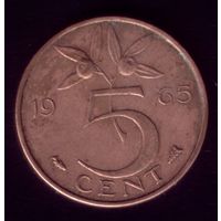 5 центов 1965 год Нидерланды