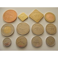 Западная Сахара. Набор из 12 монет = 50 сентимо 1, 2, 5, 10, 25, 50, 100, 200, 500, 1000, 2000 песет 2013 года