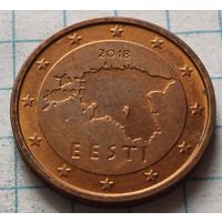 Эстония 2 евроцента, 2018      ( 2-8-3 )