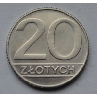 Польша, 20 злотых 1990 г.
