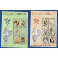 Художественная выставка Культура Искусство религия Ватикан 1983 Год лот 52 ЧИСТЫЕ БЛОК комплект из 3 Блоков