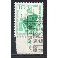 Порт в Ростоке ГДР 1960 год серия из 1 марки