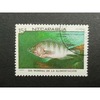 Никарагуа 1987. Всемирный день еды. Рыбка