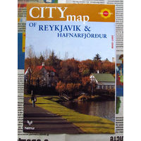 24-34 Карта Рейкьявик City Map of  Reykjavik 2007 – 2008 на английском языке