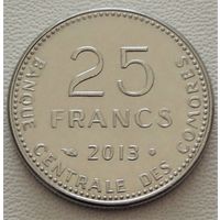 Коморские острова. 25 франков 2013 год KM#14b
