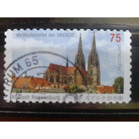 Германия 2011 Собор св. Петра в Регенсбурге Михель-1,4 евро гаш зубцовка 10