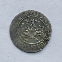 Монета полугрош 1528 год ( БУКВА V ПОД ПОГОНЕЙ) ЛИТВА СИГИЗМУНД l RRR