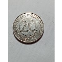 Словения 20 толаров 2004 года.