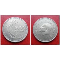 5000 лир 1994 год Турция - из коллекции
