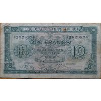 Бельгия 10 франков 1943г.
