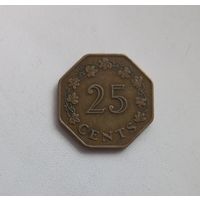 25 Центов 1975 (Мальта)