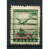Польша - 1950 - Надпечатка Groszy на 25Zl - [Mi.A565] - 1 марка. Гашеная.  (Лот 14Df)