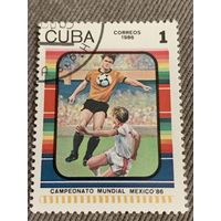 Куба 1986. Мехико-86. Чемпионат. Марка из серии