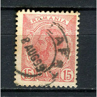 Королевство Румыния - 1893/1898 - Кароль I 15B - (есть надрыв) - [Mi.104] - 1 марка. Гашеная.  (Лот 47Ci)