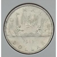Канада 1 доллар 1982 г. В холдере