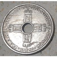 Норвегия 1 крона, 1951 Форма: Круг c отверстием (14-2-11(в))