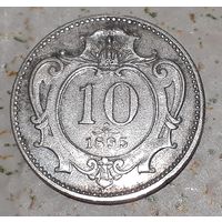 Австрия 10 геллеров, 1895 (2-5-72)