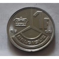 1 франк, Бельгия 1989 г.