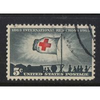 США 1963 100 летие Международному Красному Кресту #852