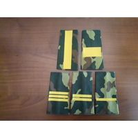 Комплект образцов погонов сьемных сержантского состава ВВ МВД РБ (арбузный камуфляж)