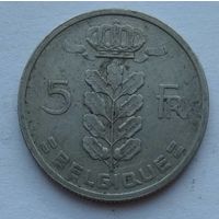 Бельгия 5 франков 1949 г. Belgique