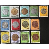 Марокко. 1976-1982 гг. СЕрия Старинные мароканские монеты. 17 марок. Гашеные.