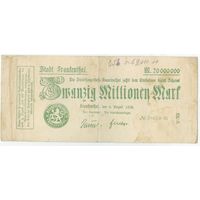 Германия, 20 миллионов марок 1923 год.