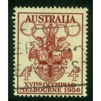 Австралия 1956 Mi# 266 16-е Олимпийские игры, Мельбурн. Гашеная (AU04)