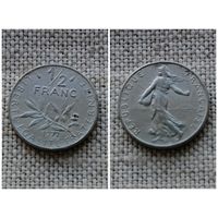 Франция 1/2 франка 1977