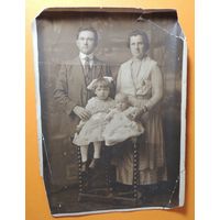 Фото большое "Семья", 18*12 см, до 1917 г.