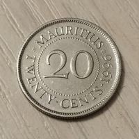 Маврикий 20 центов 1996г.