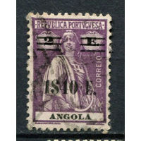 Португальские колонии - Ангола - 1931/1932 - Надпечатка нового номинала 1,4E на 2E - [Mi.232] - 1 марка. Гашеная.  (Лот 105AV)